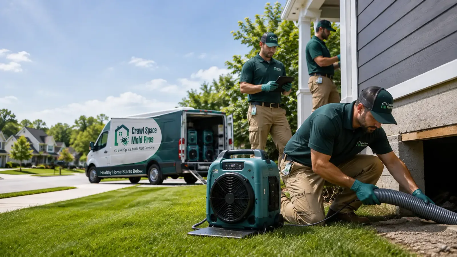 Crawl Space Mold Removal in Arrington, VA